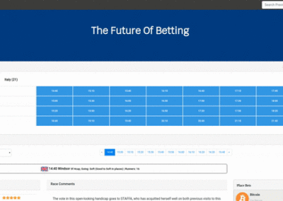 Crypto Bet Interface